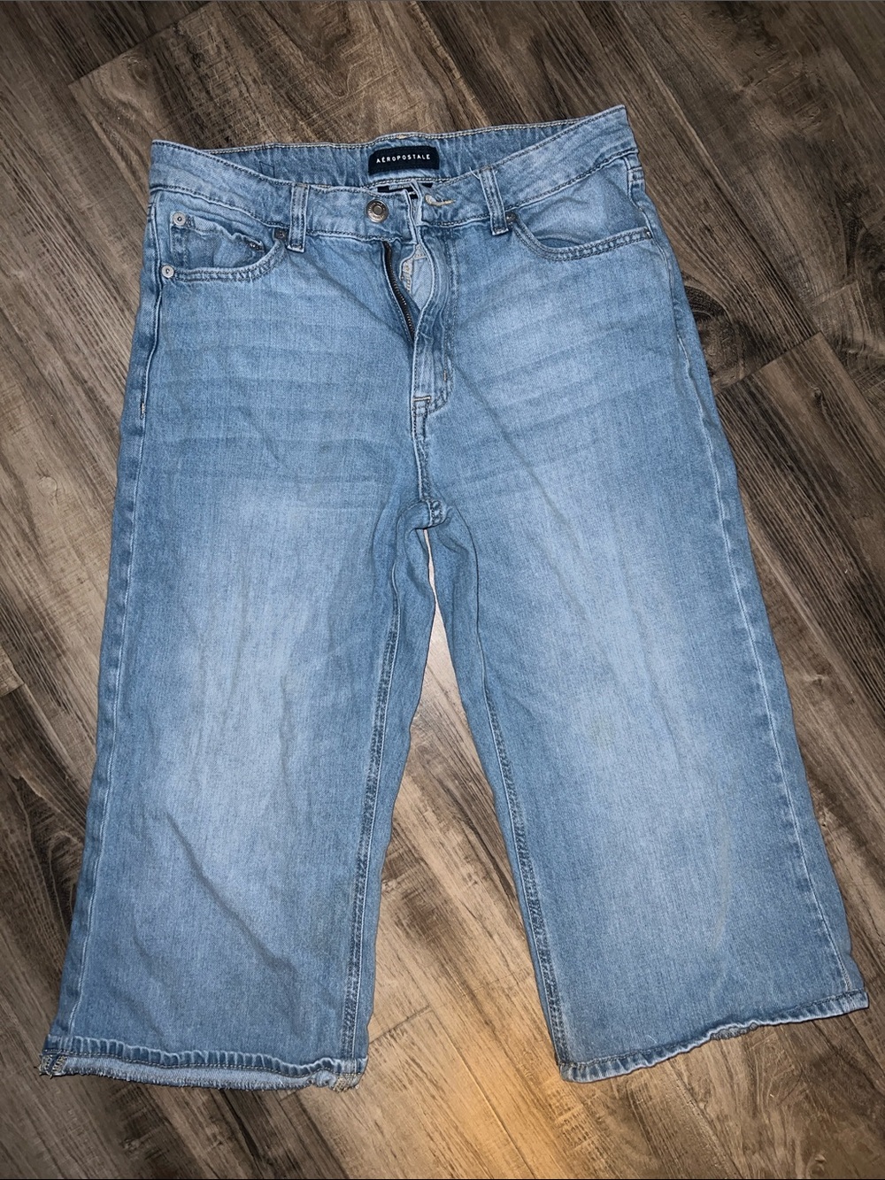 Aeropostale Women’s high rise wide leg Denim Jeans